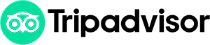 Tripadvisor logo featuring a stylized green owl icon next to the word "Tripadvisor" in bold, black text.